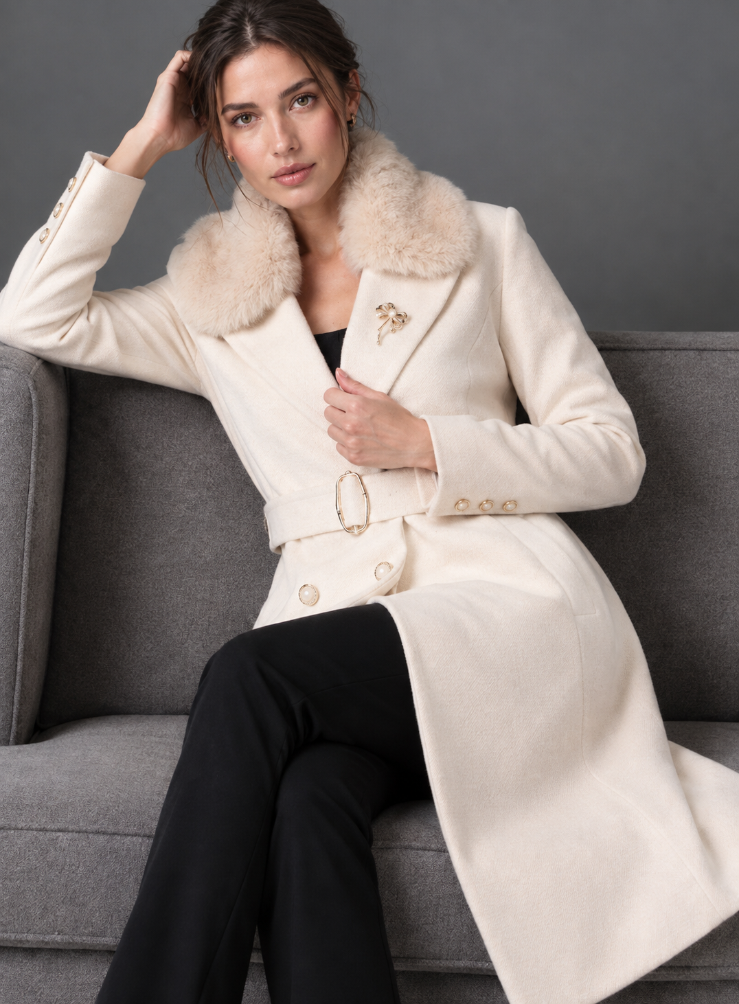 Lapel Collar Long Sleeves