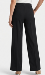 Women Relaxed High-Rise Easy Wash Pleated Trousers