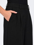 Women Relaxed High-Rise Easy Wash Pleated Trousers