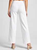 Women Relaxed High-Rise Easy Wash Pleated Trousers