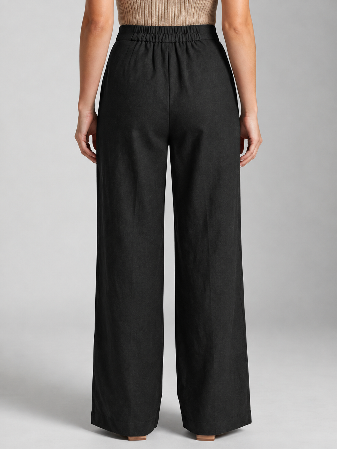 Women Tailored Easy Wash Zip Trousers
