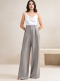 Women Straight Fit High-Rise Easy Wash Pleated Trousers