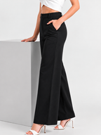 Women Straight Fit High-Rise Trousers