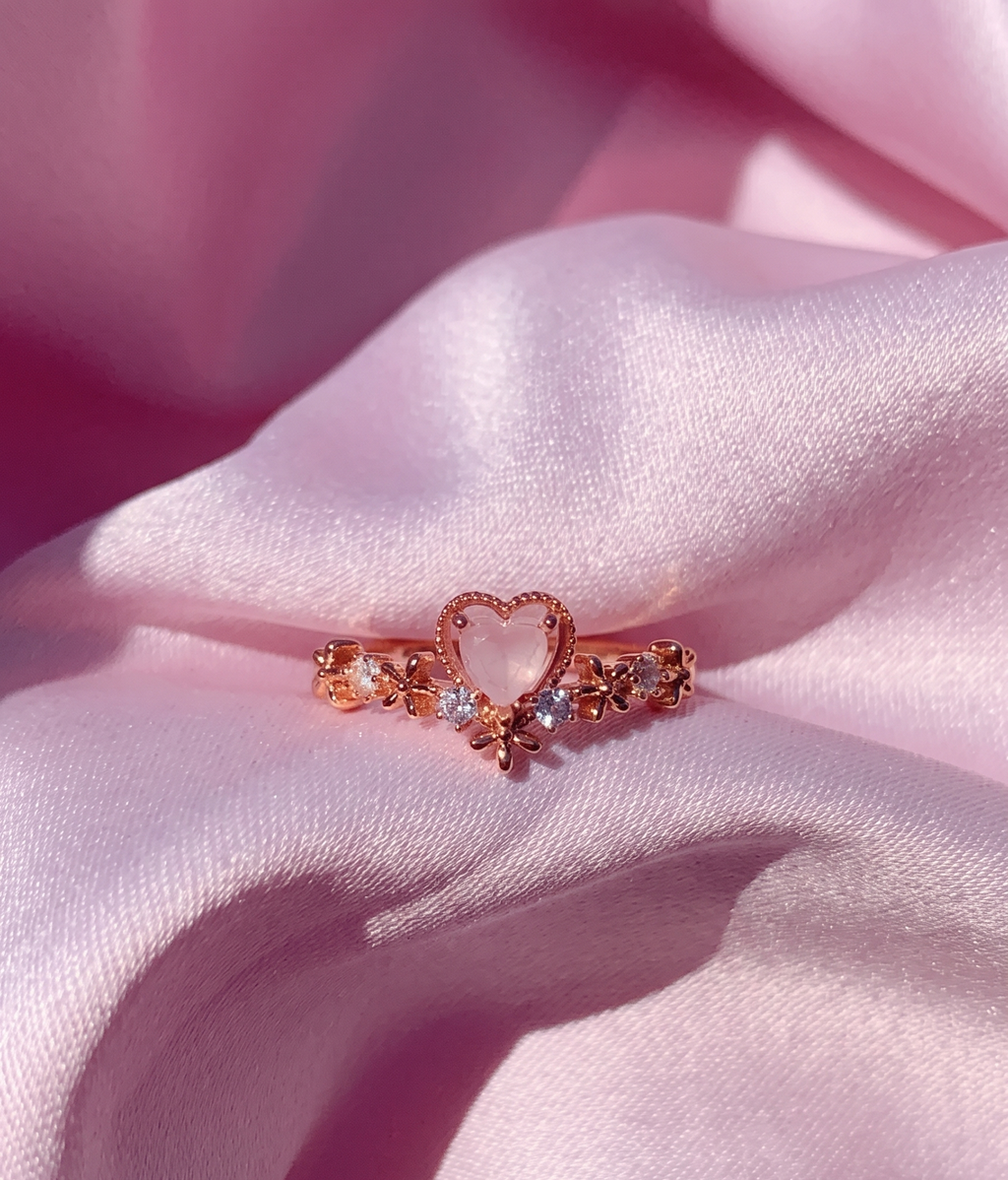 Magical Princess Crown Heart Ring