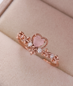 Magical Princess Crown Heart Ring