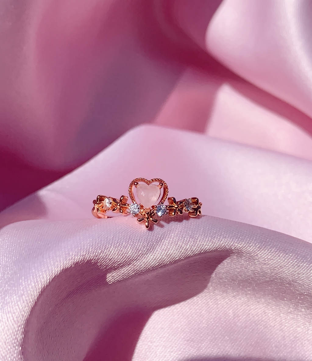 Magical Princess Crown Heart Ring