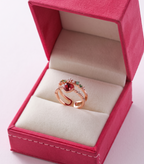 Dreamy Heart Layered Ring