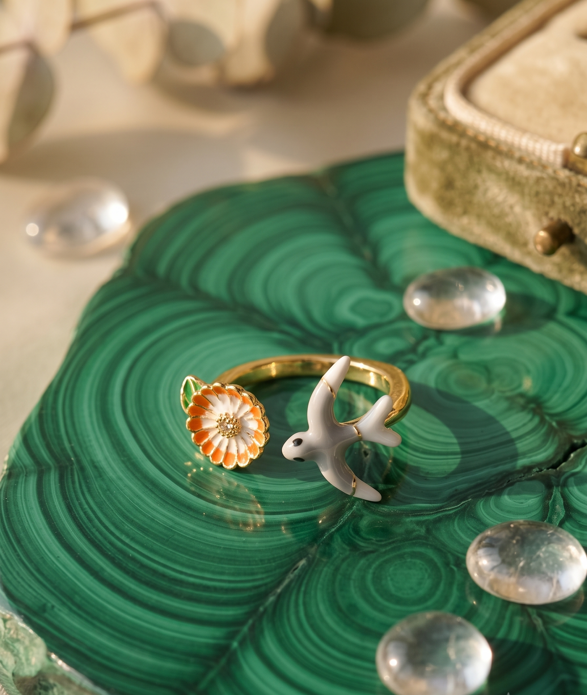 A bird’s wish! Marigold Ring