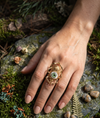 Statement Beetle Eyeball Ring
