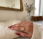 Sunshine Sweetheart Flower Ring