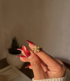 Sunshine Sweetheart Flower Ring