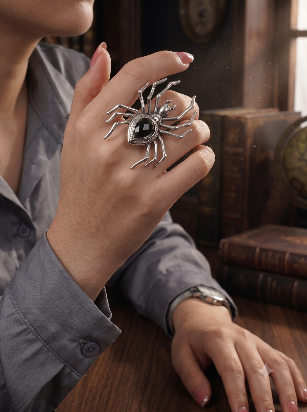 Midnight Weaver Ring