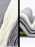 Women Colorblocked Woollen Winter Scarf