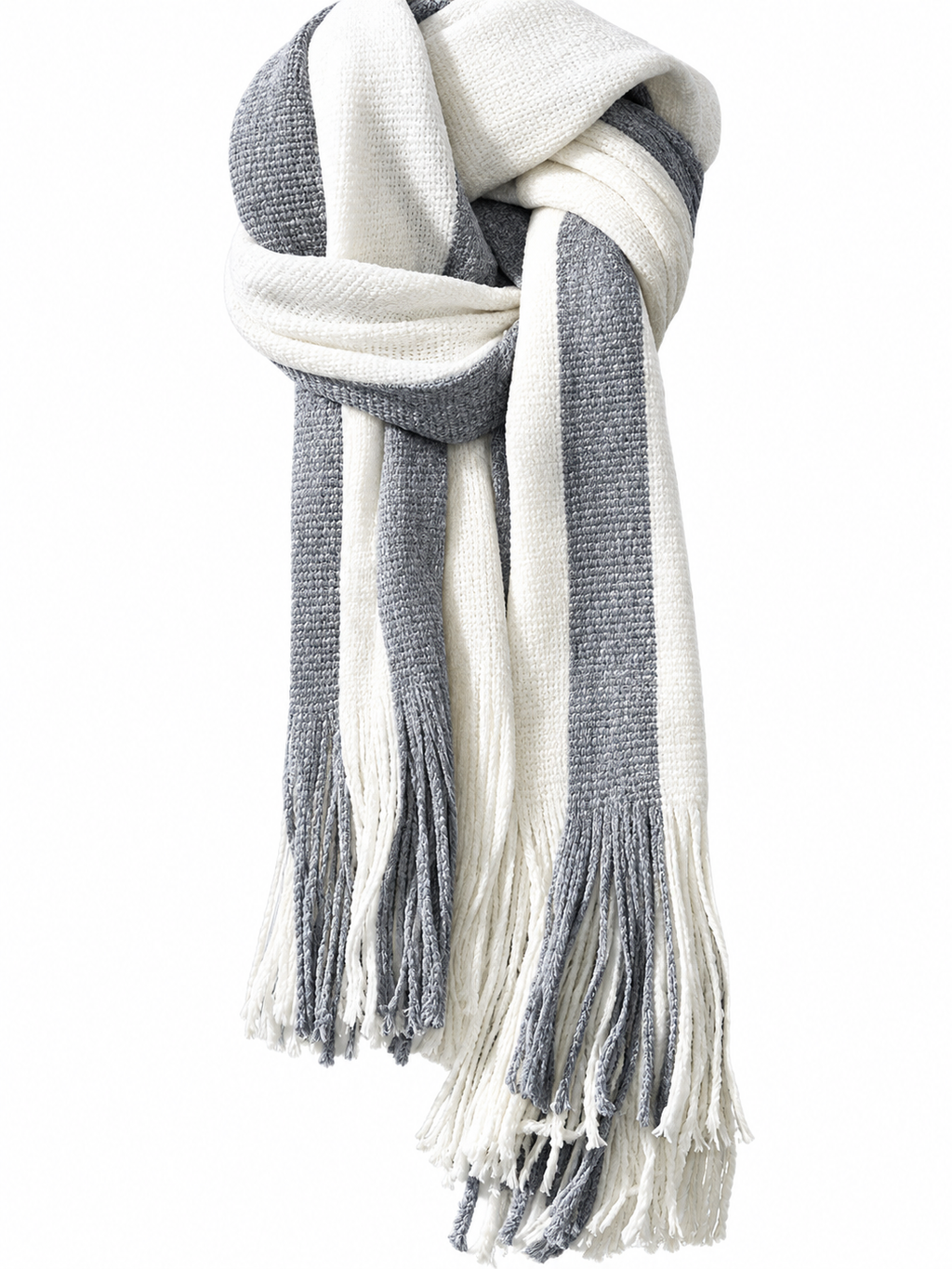 Women Colorblocked Woollen Winter Scarf