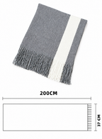 Women Colorblocked Woollen Winter Scarf