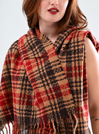 Women Striped Winter Scarf