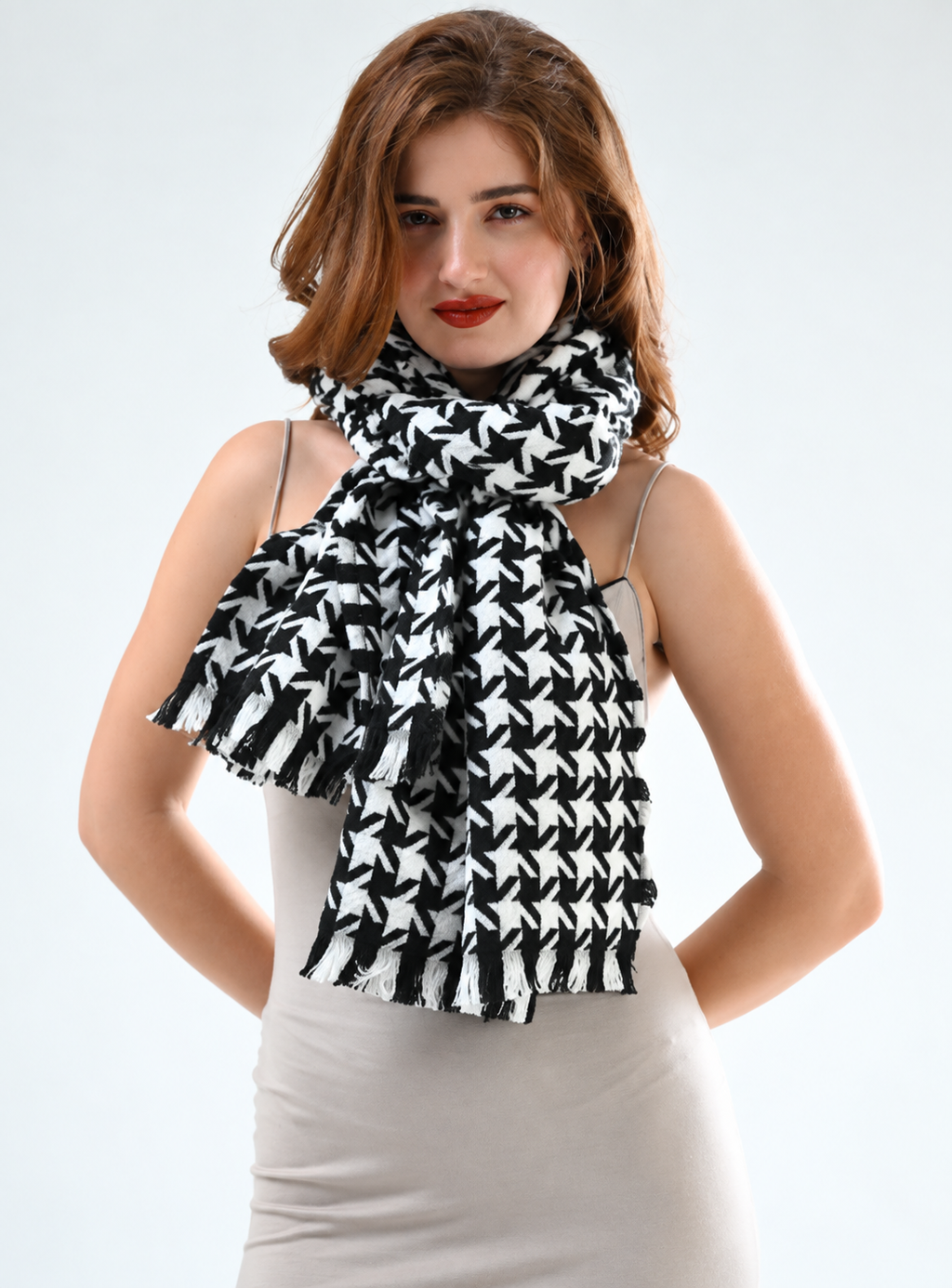 Women Printed Winter Scarf