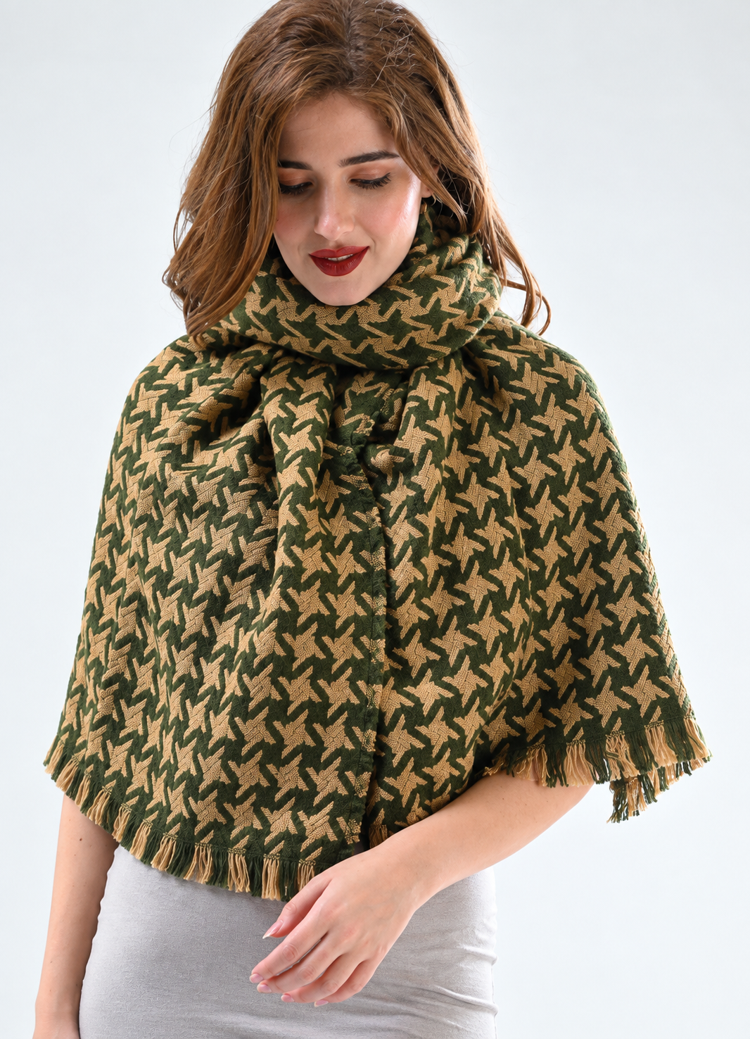 Women Printed Winter Scarf