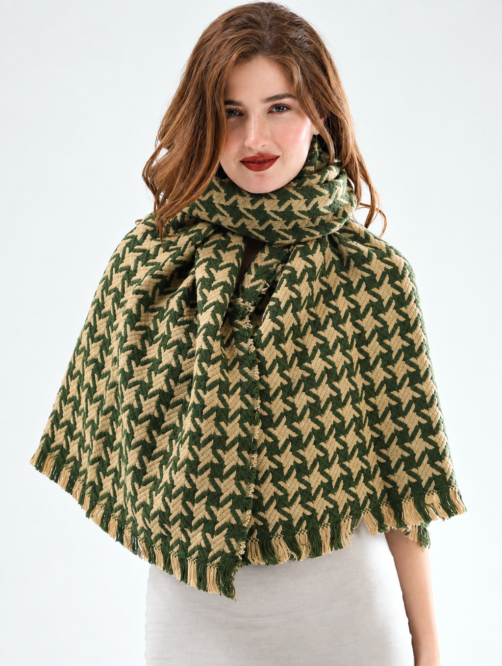 Women Printed Winter Scarf