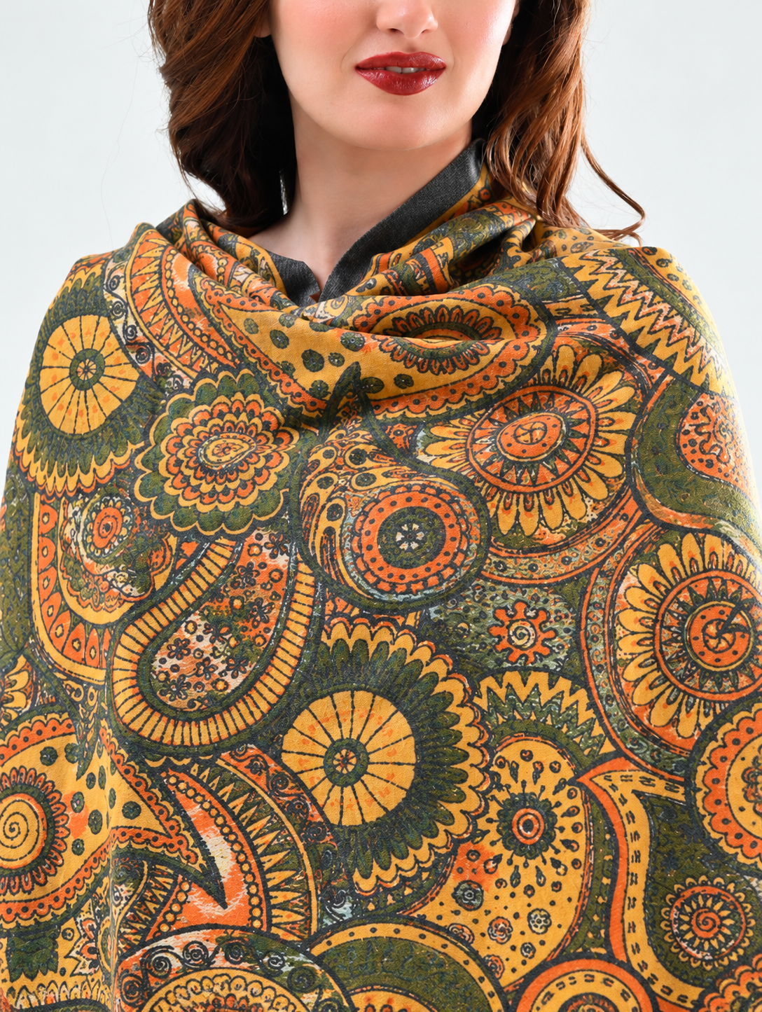 Women Printed Winter Scarf