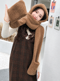 Women Winter Warm Wool Scarf