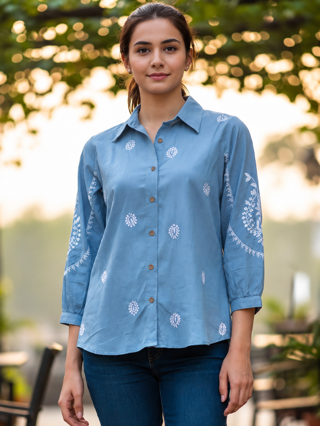 Ethnic Motifs Casual Shirt