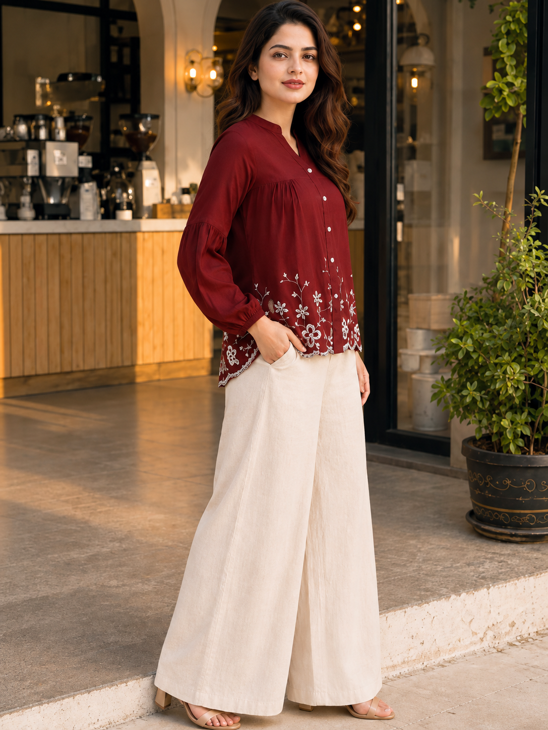 Women Comfort Floral Printed Casual Shirt