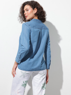 Pure Cotton Denim Casual Shirt