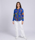 Bold Artistic Printed Casual Shirt