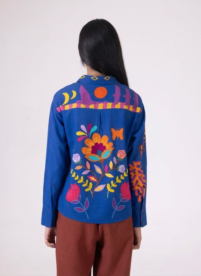 Bold Artistic Printed Casual Shirt
