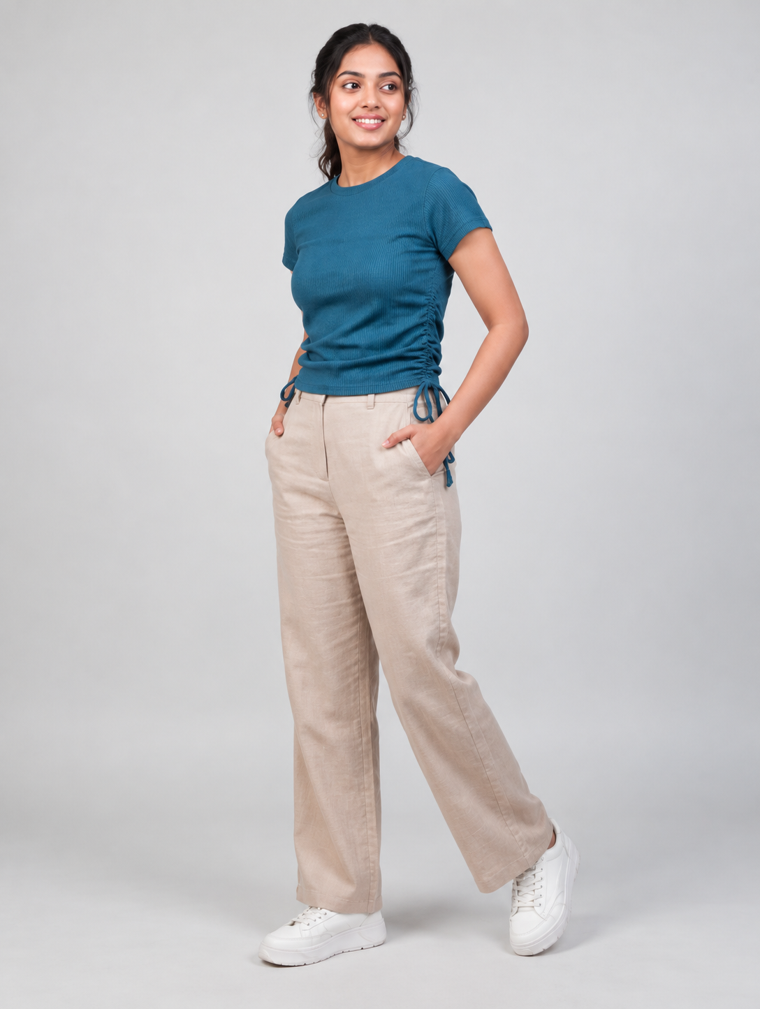 Solid Slim Fit Top