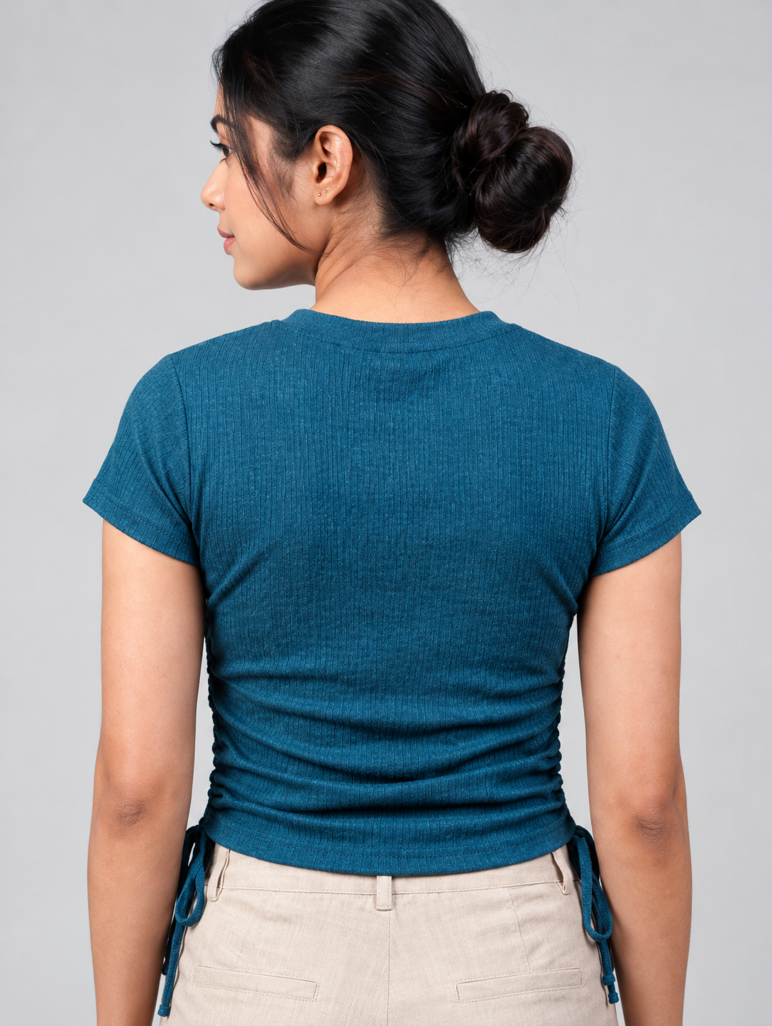 Solid Slim Fit Top