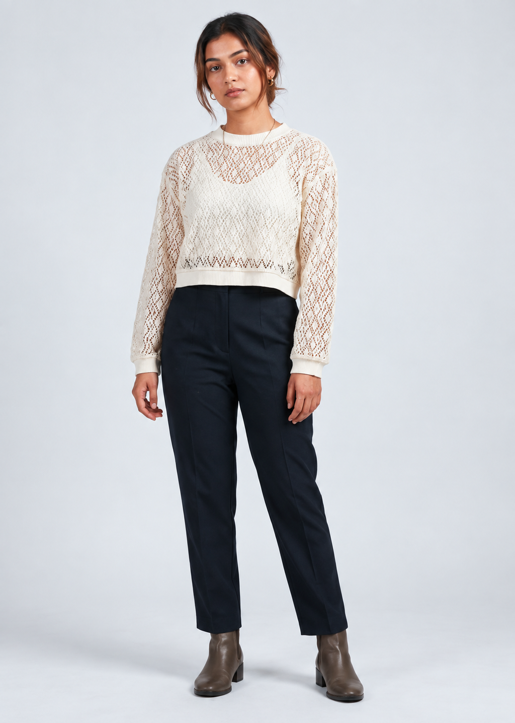 Boat Neck Boxy Fit Top