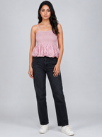 Cotton Slim Fit Sleeveless Top