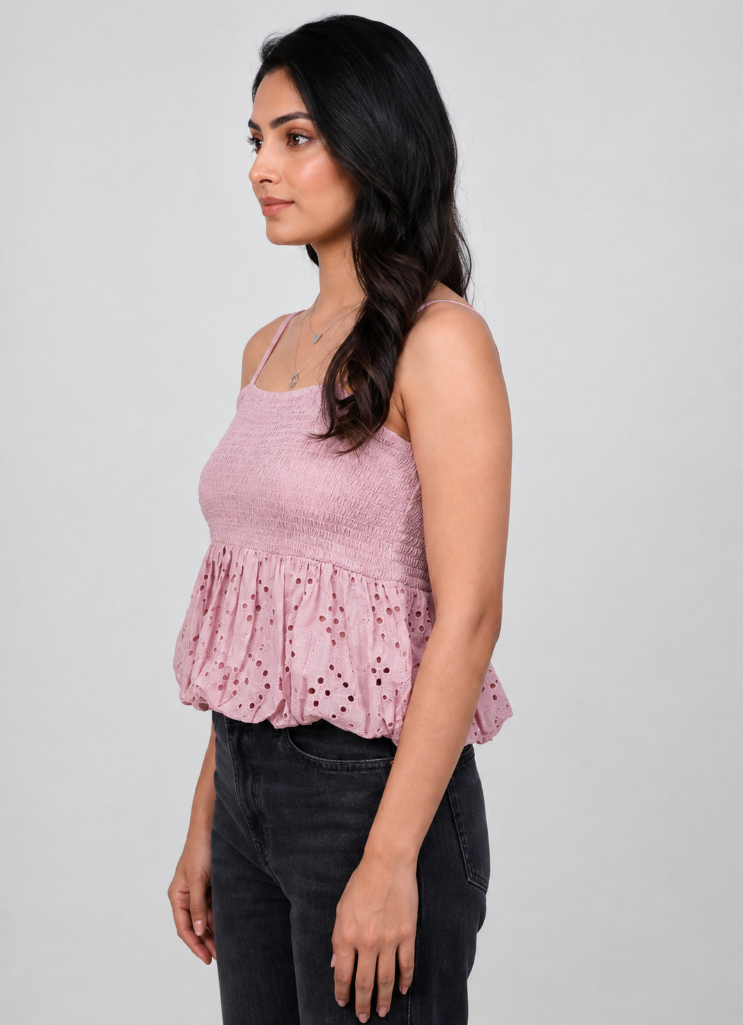 Cotton Slim Fit Sleeveless Top