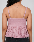 Cotton Slim Fit Sleeveless Top