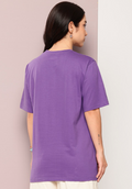 Printed Pure Cotton Oversized T-Shirt