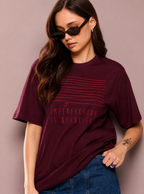 Women’s Embroidered Oversized Casual T-Shirt