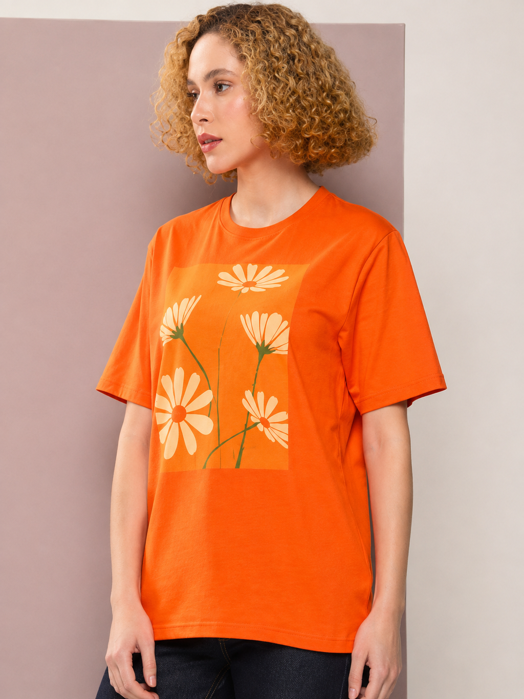 Women’s Oversized Graphic Print T-Shirt
