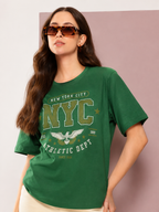 Women’s Printed Oversized Short Sleeve T-Shirt