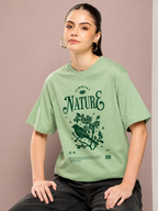 Women’s Oversized Graphic Print T- Shirt