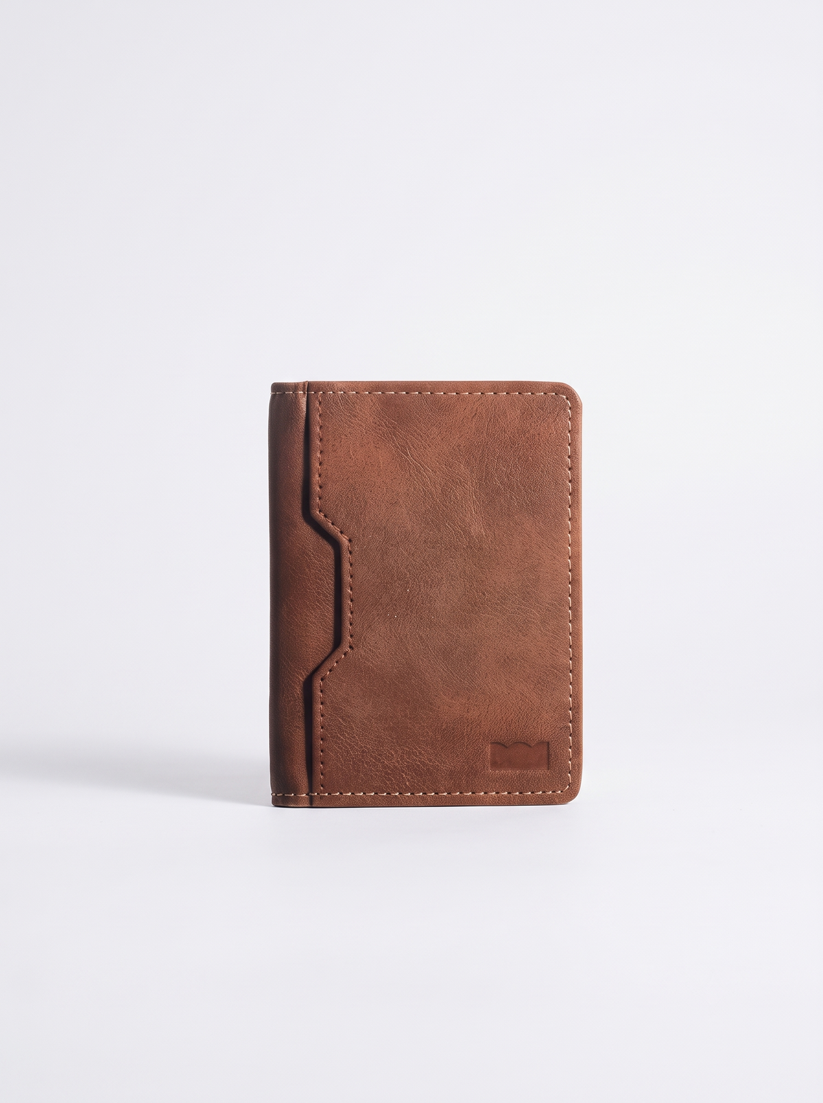 Walnut Brown Compact Wallet