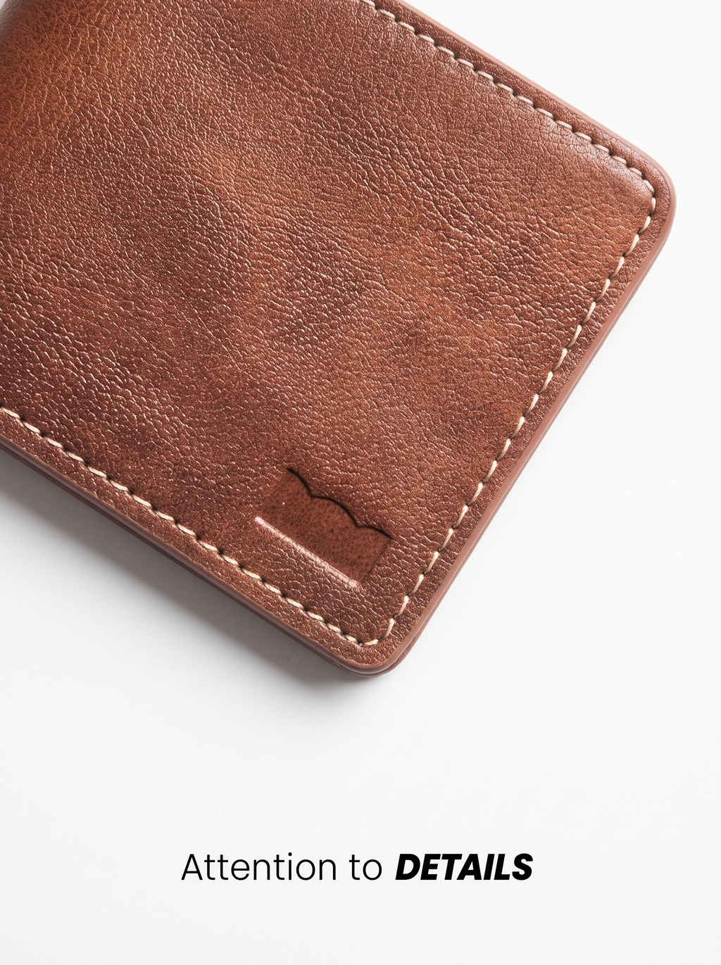 Walnut Brown Compact Wallet