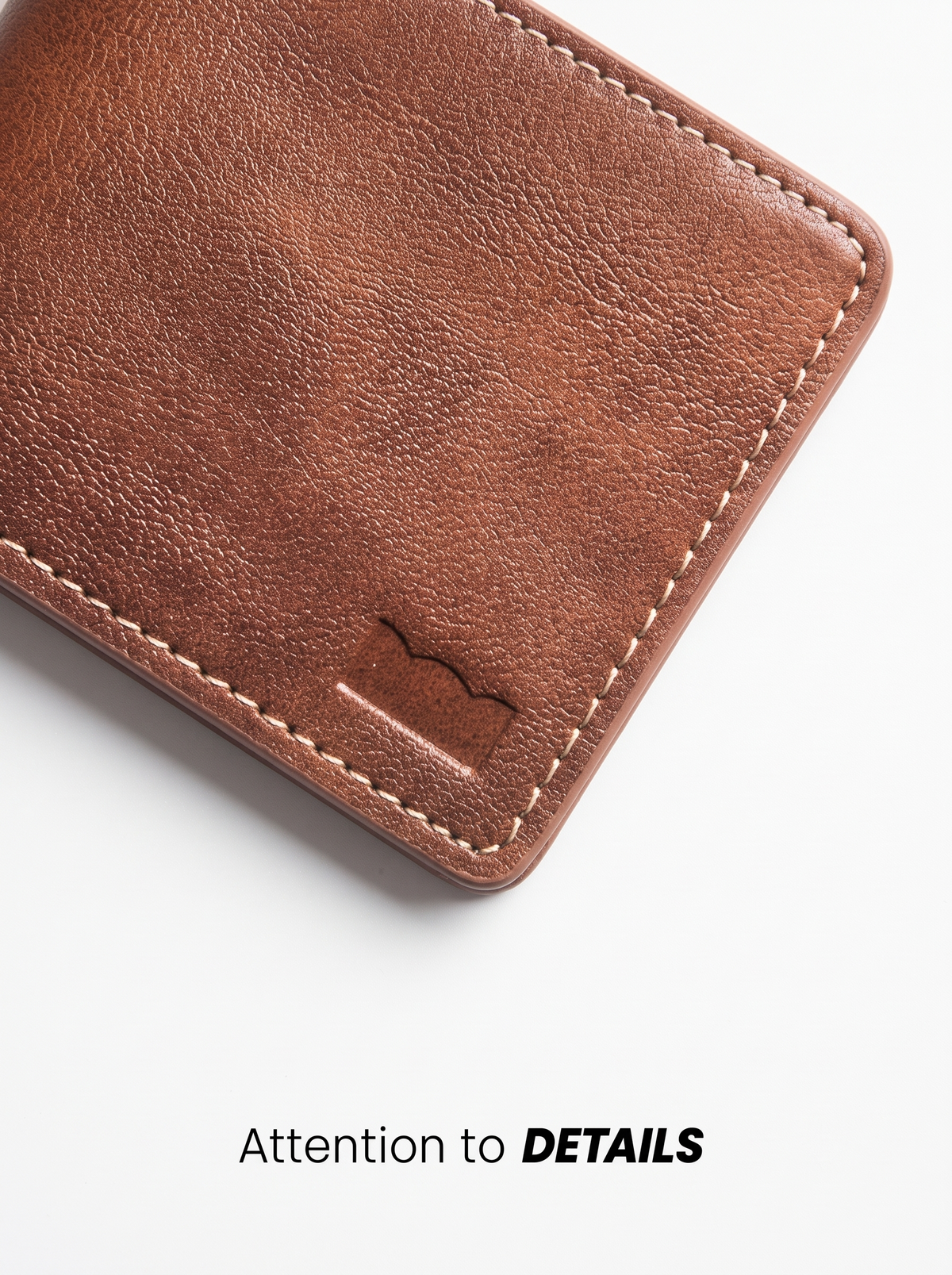 Walnut Brown Compact Wallet