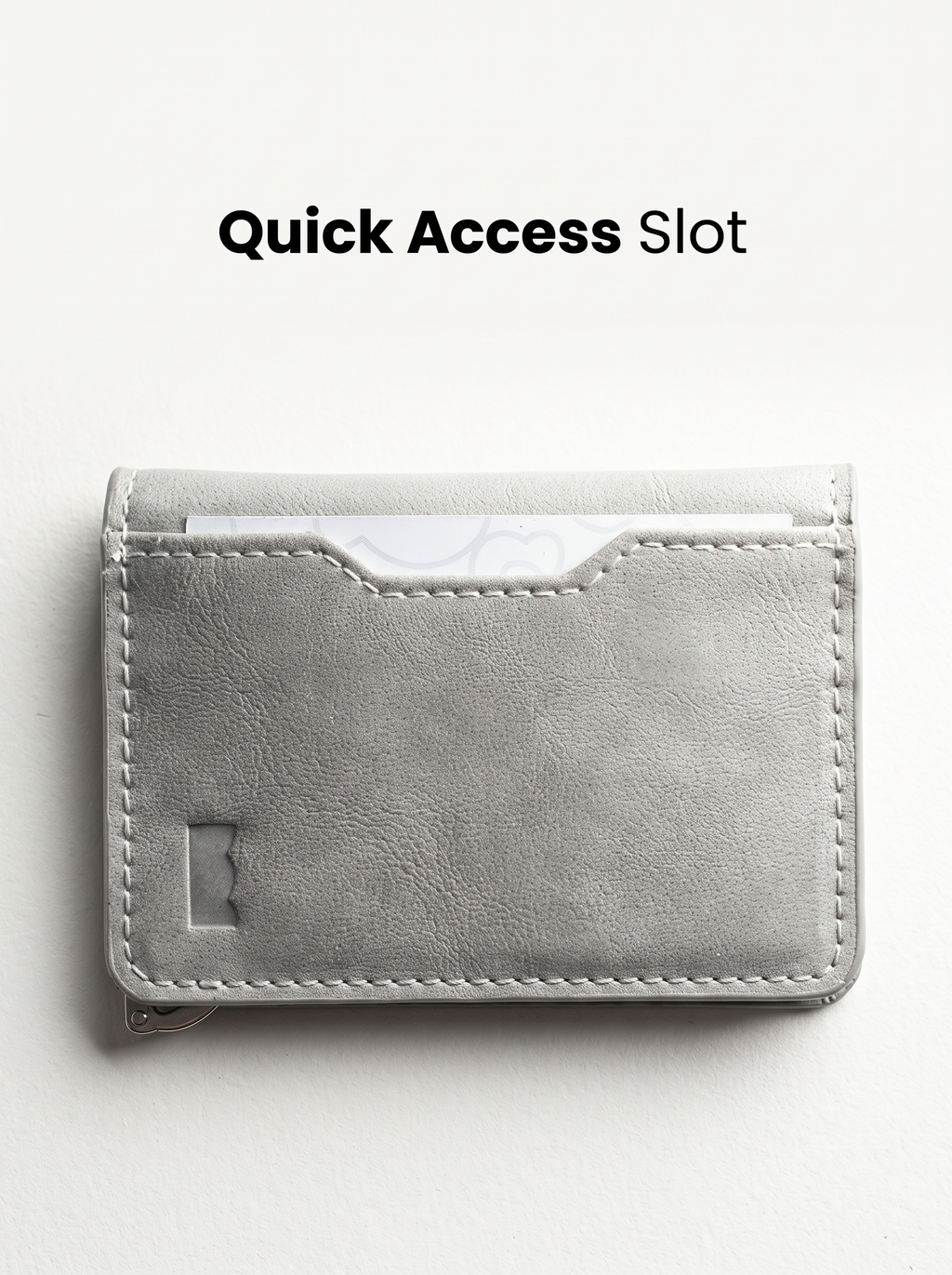 Lunar Grey Compact Wallet