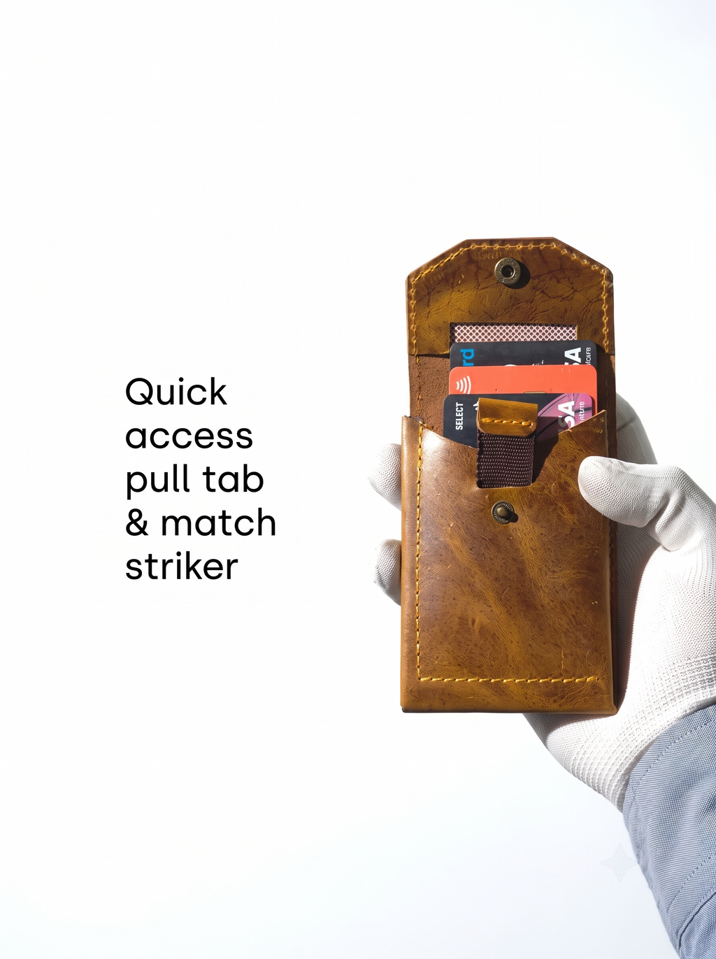 Mahogny Brown Flip Max Wallet