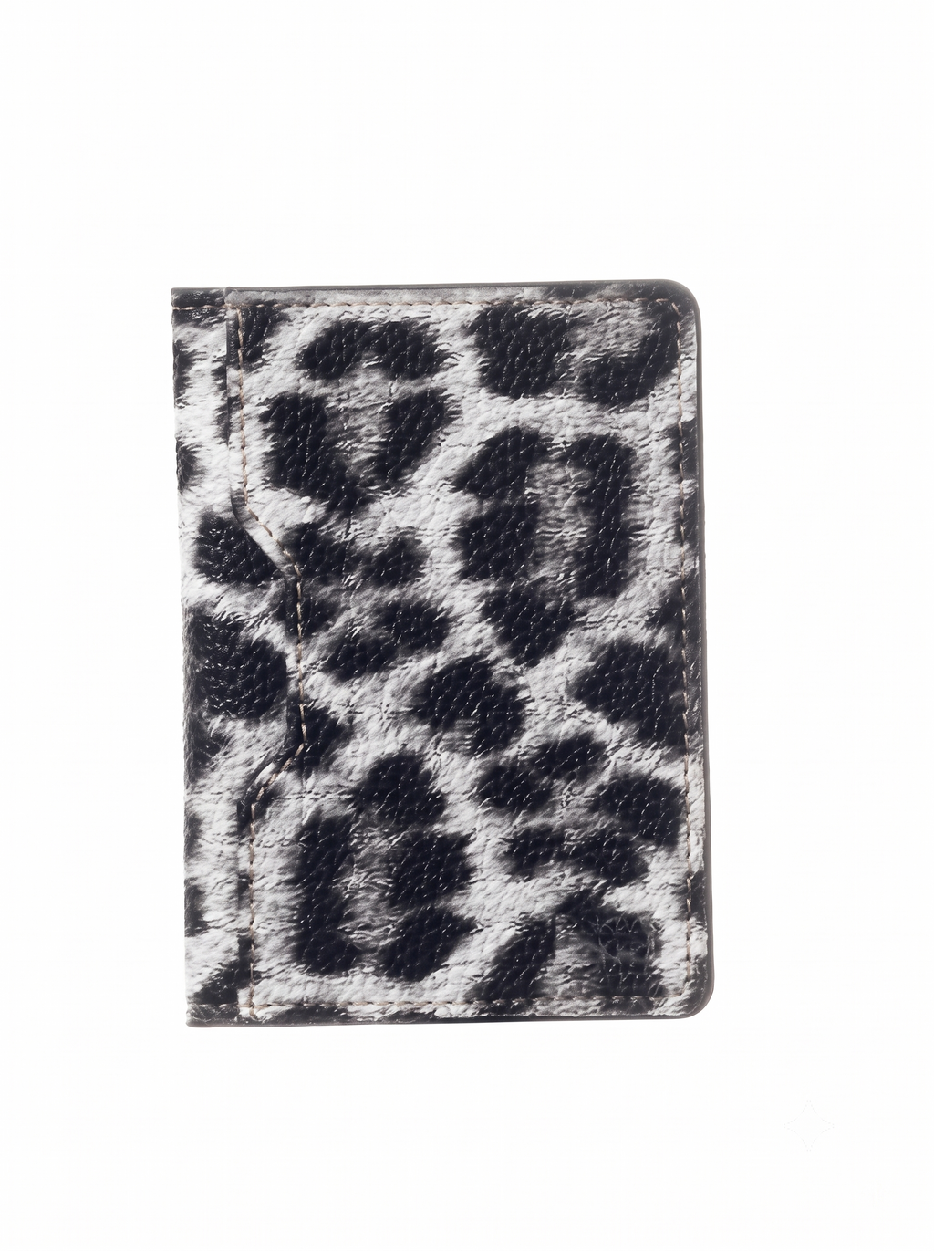 Snow Leopard Compact Wallet