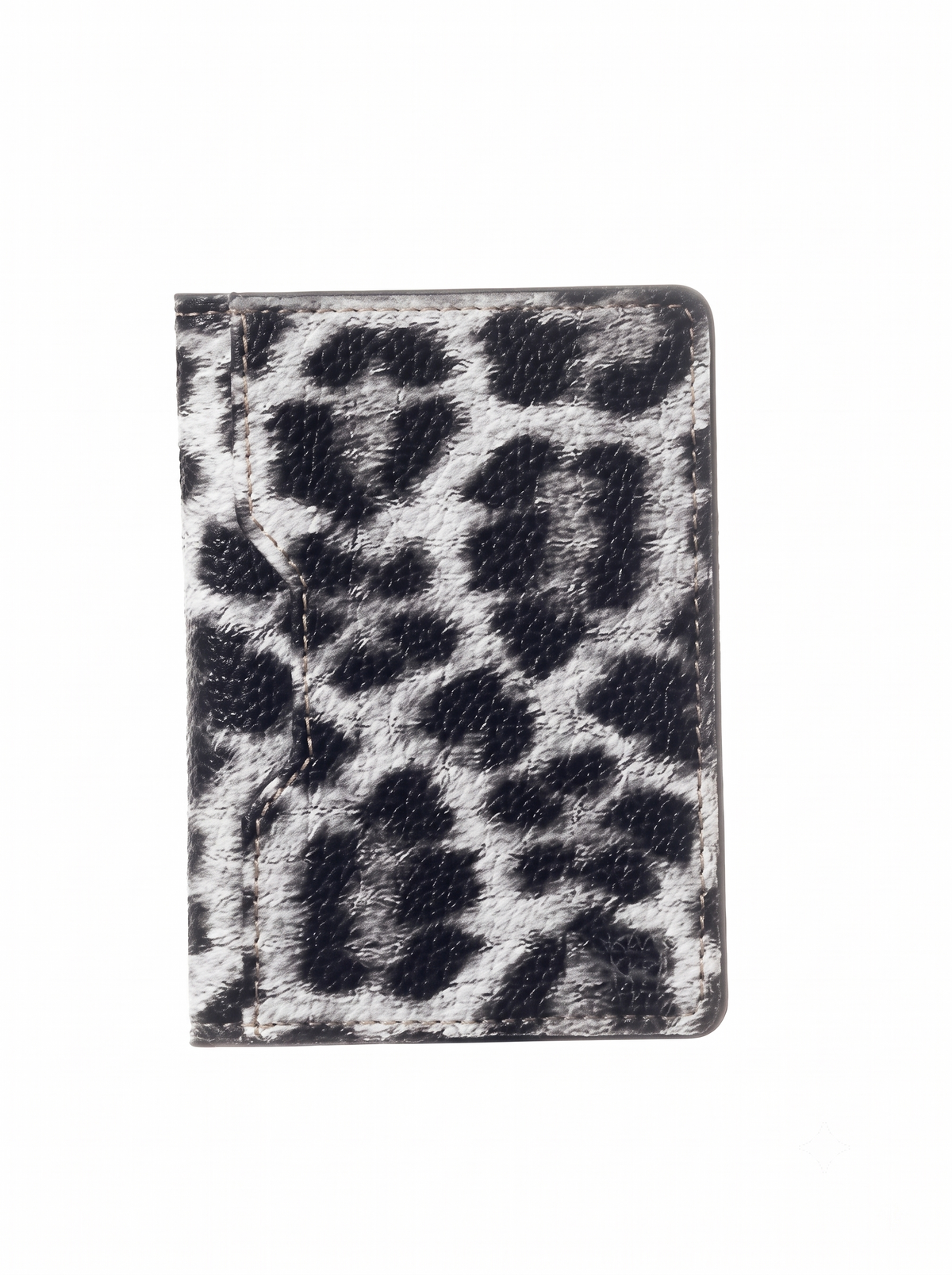 Snow Leopard Compact Wallet