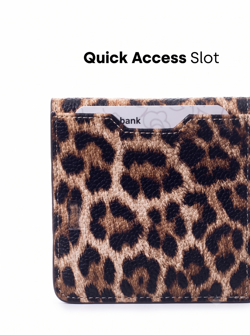 Rich Leopard Compact Wallet