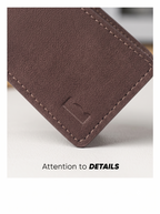 Chocolate Brown Suede Wallet